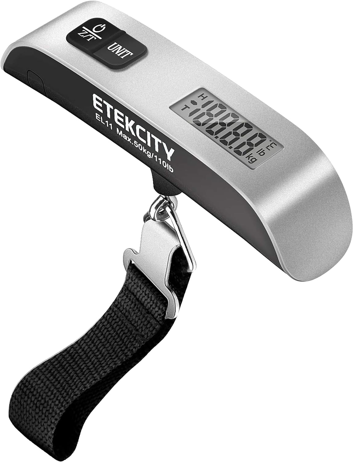 Digital Baggage Weight Scale with Hook, 110 Pounds, Battery Included
