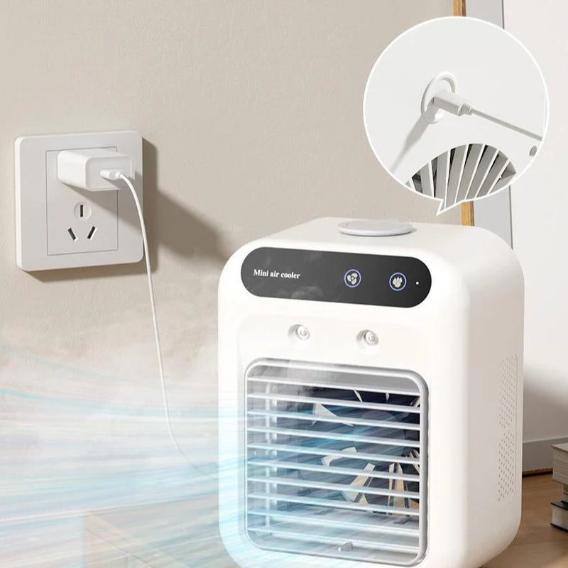 Portable AC & Water Cooling Fan – Stay Cool Anywhere, Anytime