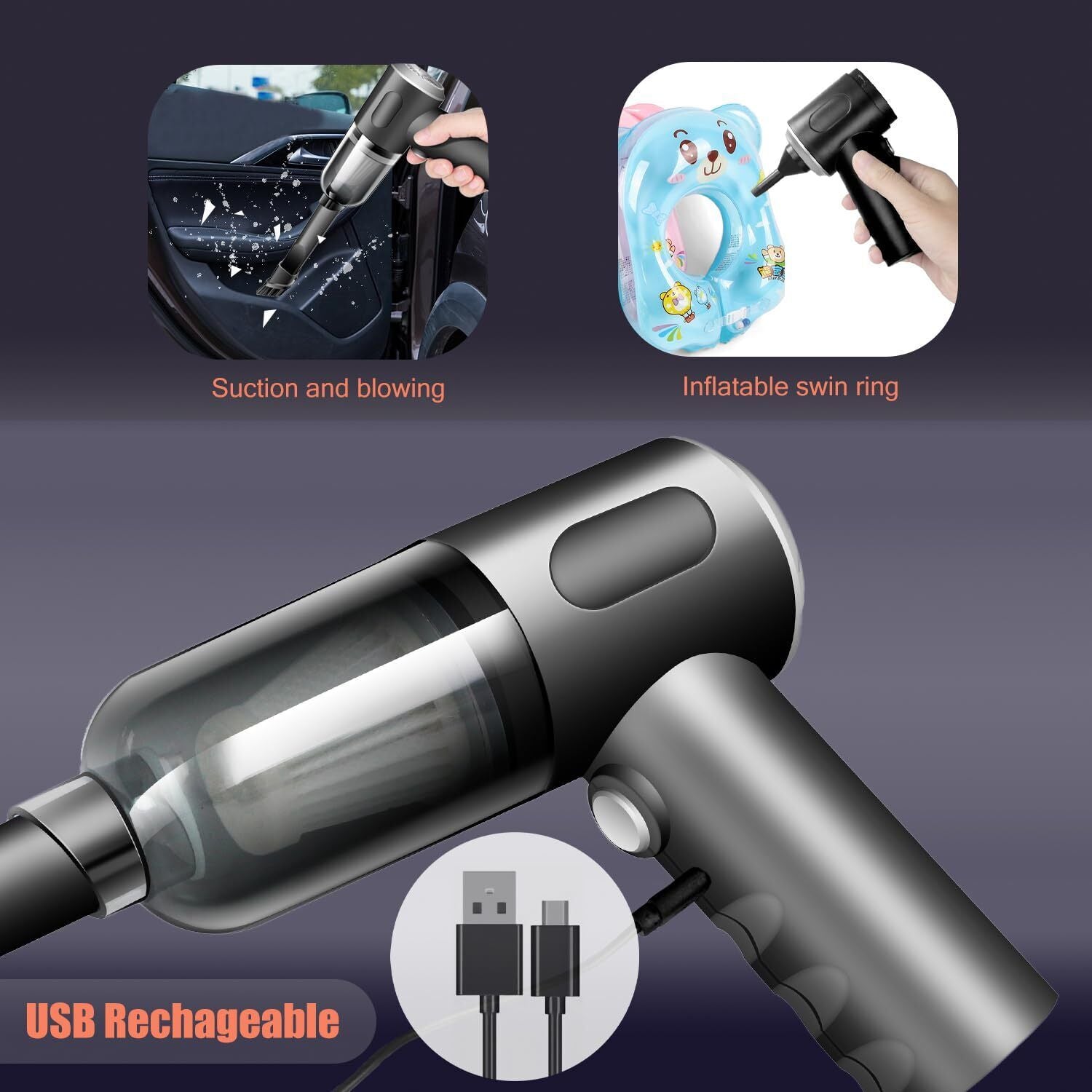 Portable Vacuum - Rechargeable