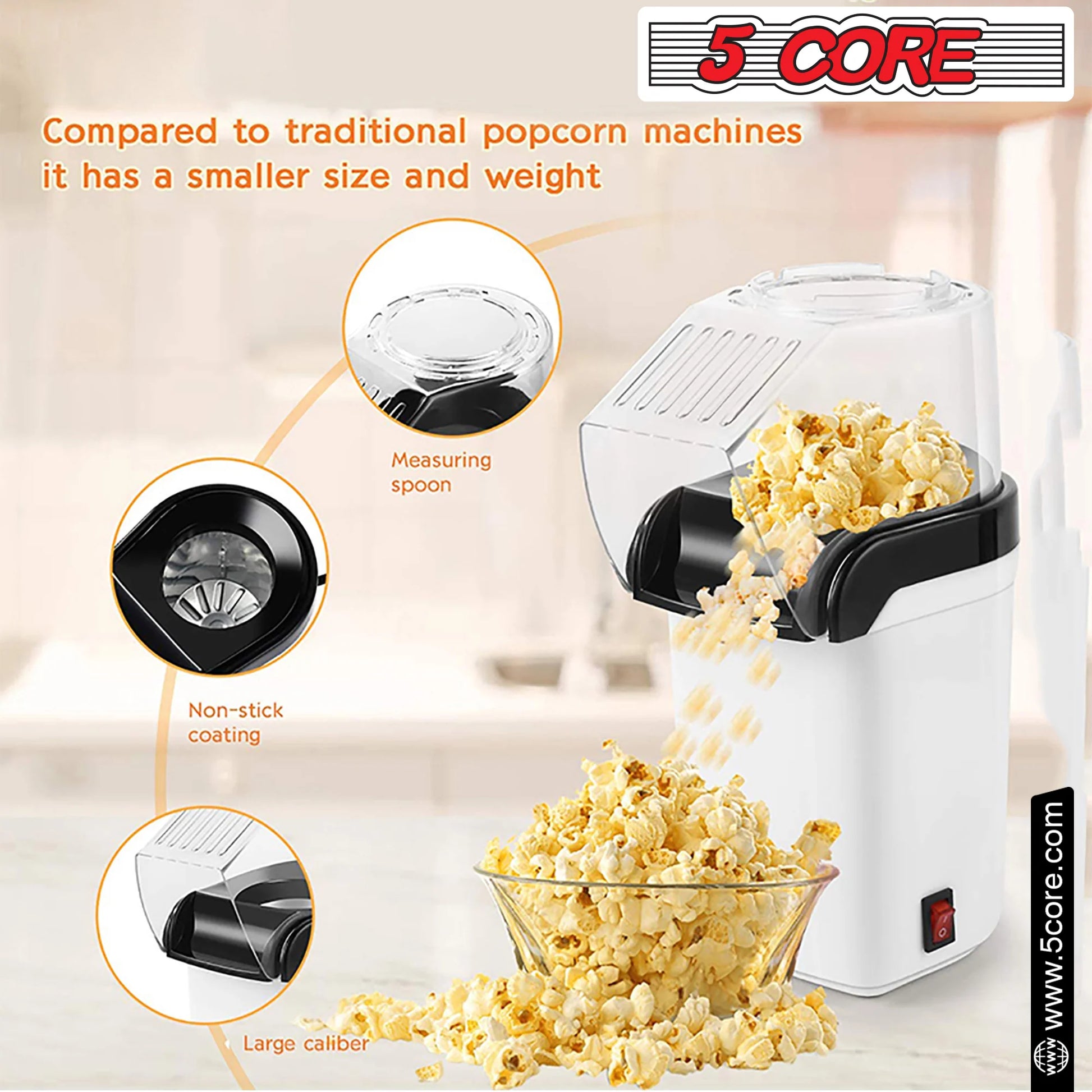 5 Core Popcorn Machine