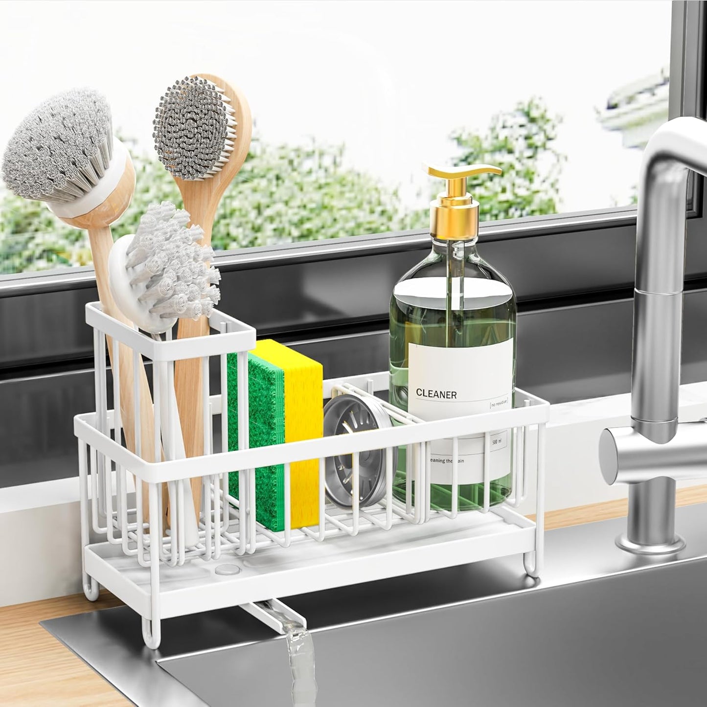 Kitchen Sink Organizer, Rustproof, 304 Stainless Steel