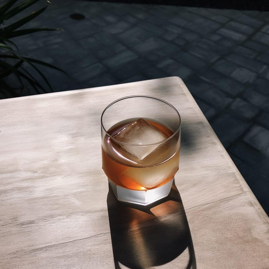 Ball Ice Cube Tray and Big Ice Cube Molds for Whiskey, Slow-Melting, 100% Silicone, Easy Release