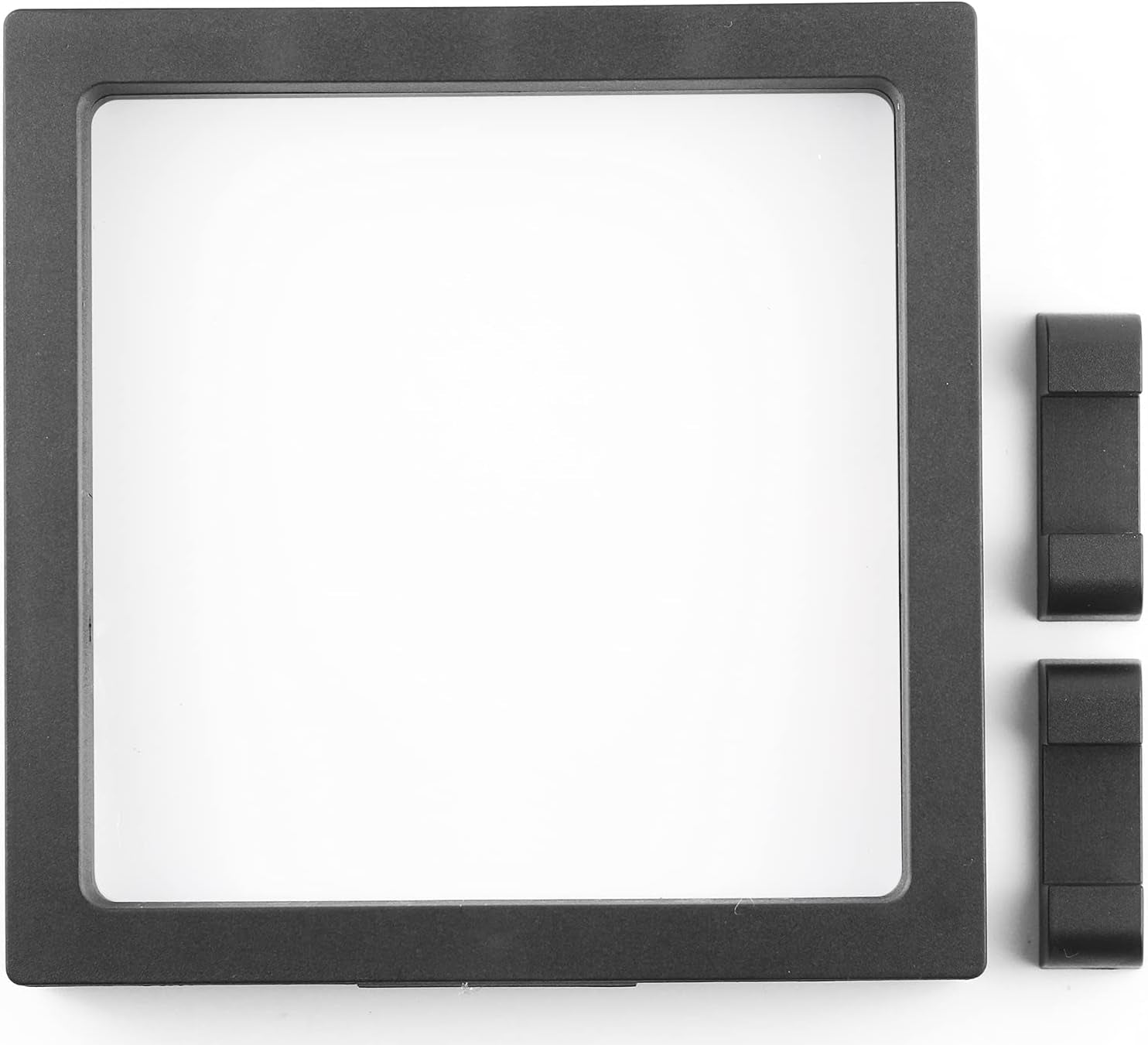 4 Pack 3D Coin Display Frame - 5.5X5.5X0.8' Floating Frame Set for AA Medallions, Jewelry, Fossil
