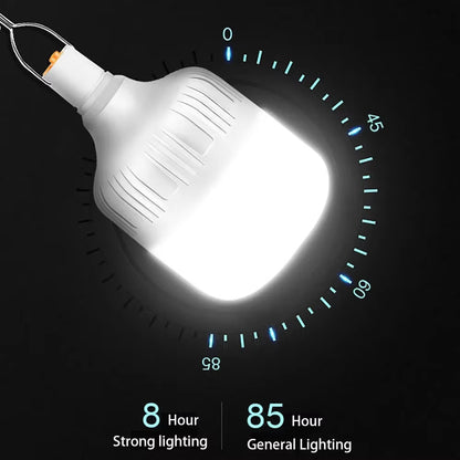 USB Rechargeable, LED, Portable Camping Light Bulb 