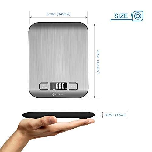 Food Scale, Digital Grams and Ounces, LCD Display
