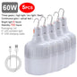 USB Rechargeable, LED, Portable Camping Light Bulb 