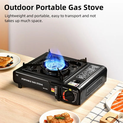 Outdoor Portable Furnace Adjustable Fire 2900W Furnace Lightweight Cooker Unit W/Storage Box