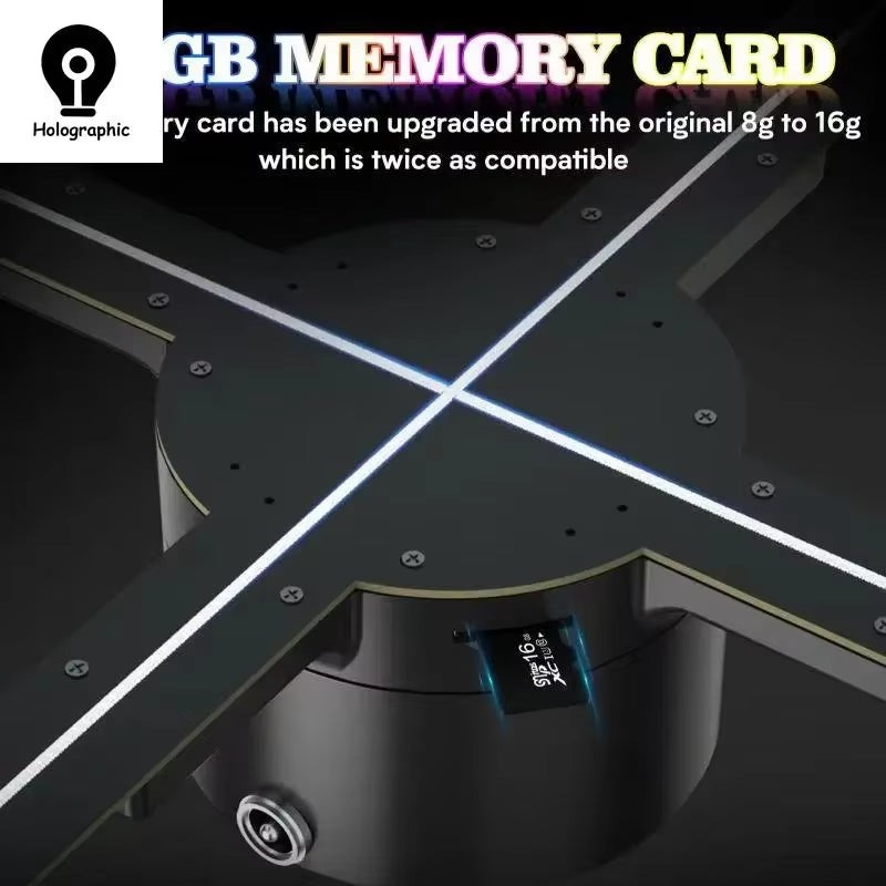 Newest P42-P50 3D Fan Hologram Projector - WiFi LED 3D Display Advertising Logo Light