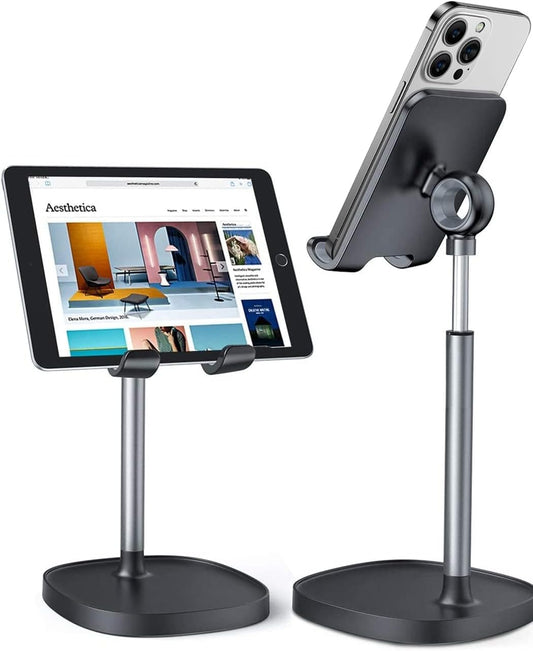 Cell Phone Stand Adjustable Phone Holer Fits All Mobile Phones, Switch, Kindle, Ipads, & Tablets 4-10In