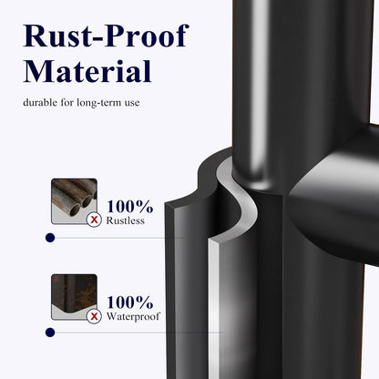 Free Standing, Multifunctional & Rustless Toilet Paper Holder, Stand for 4 Rolls, with Shelf for Phones & Small Items