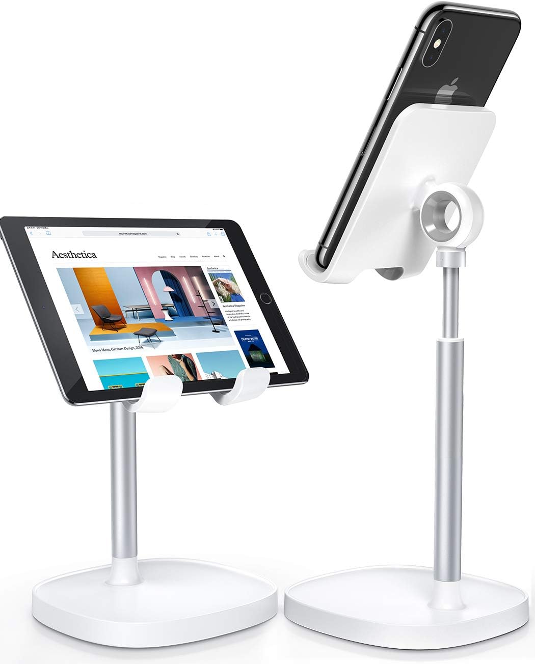 Cell Phone Stand Adjustable Phone Holer Fits All Mobile Phones, Switch, Kindle, Ipads, & Tablets 4-10In