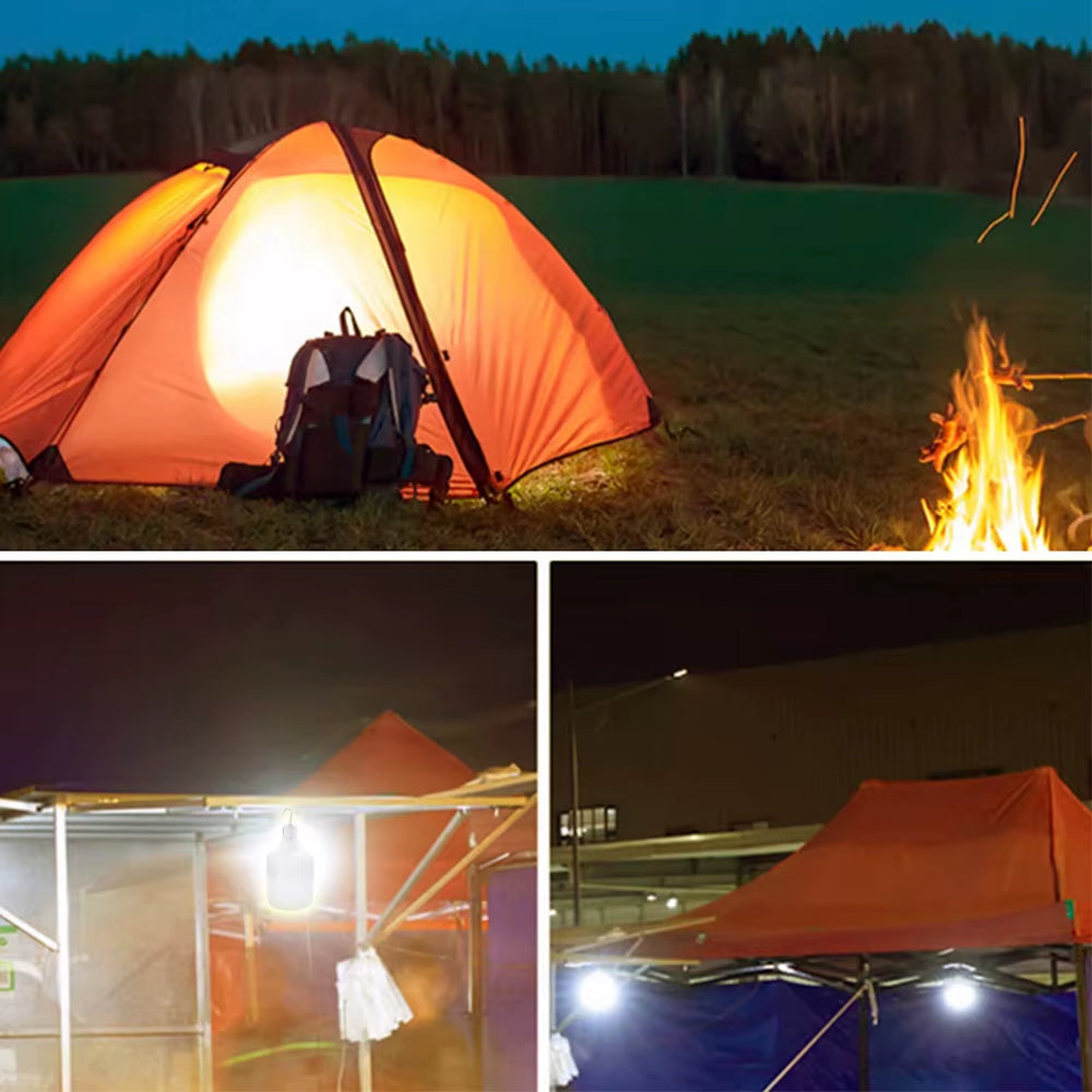 USB Rechargeable, LED, Portable Camping Light Bulb 