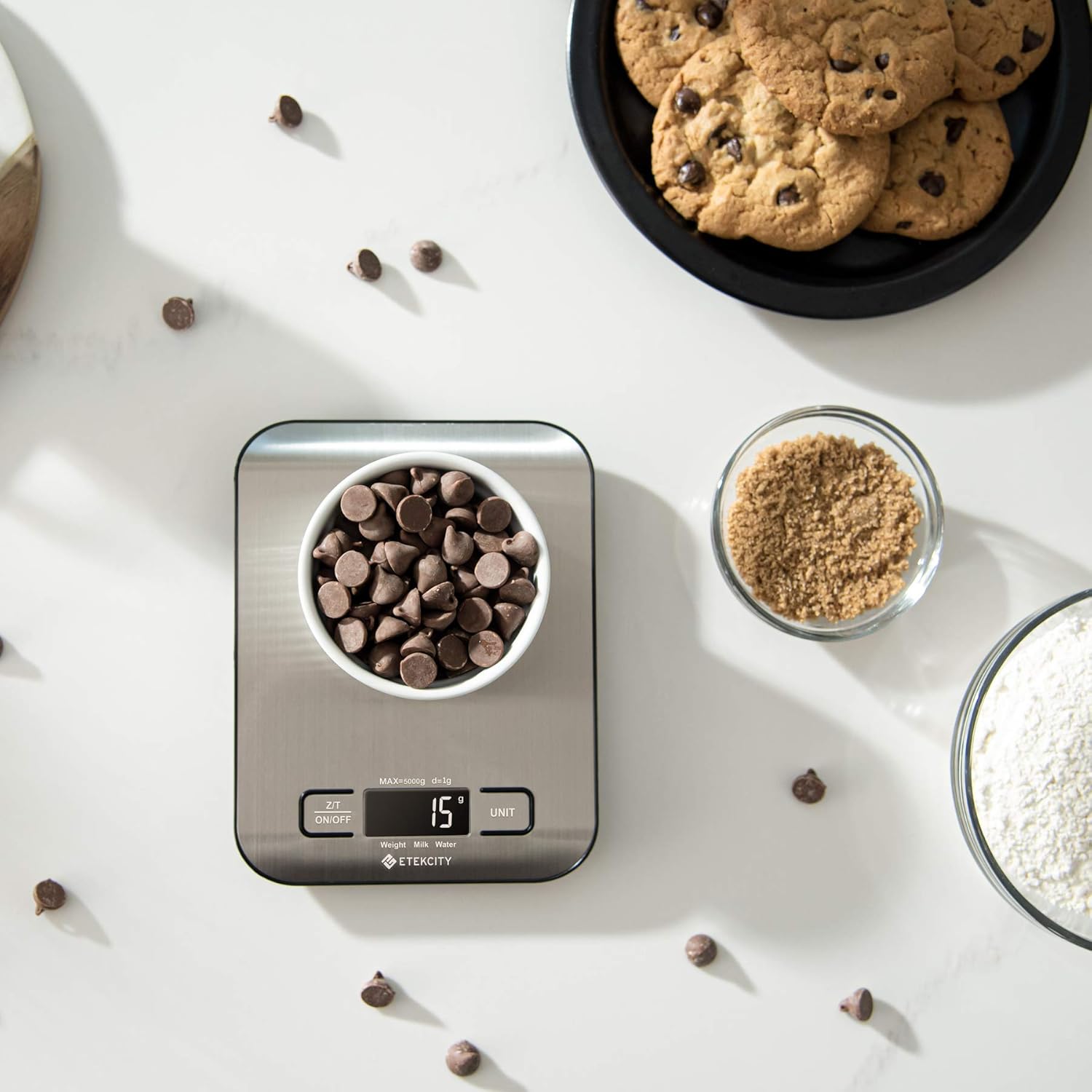 Food Scale, Digital Grams and Ounces, LCD Display