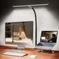 LED Desk Lamp , Eye-Caring with Stepless Dimming Adjustable Flexible Gooseneck, 10W USB Adapter with Clamp for Reading/Studying