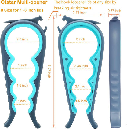 Multi Jar Opener, Bottle Opener, and Can Opener