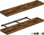 Floating Wall Shelf 24 Inches Long Farmhouse Decor, Wall Mounted 24 X 9 Inch Set of 2