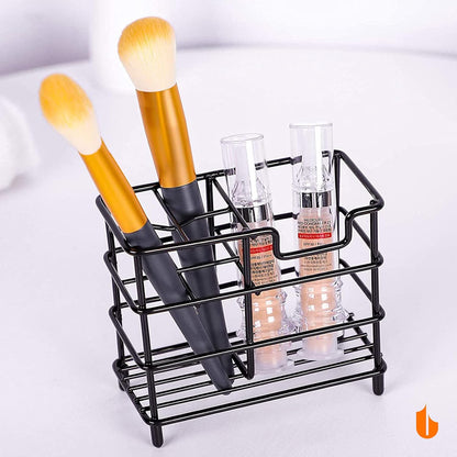 Stainless Steel Bathroom Toothbrush & Toothpaste Holder Bathroom Organizer