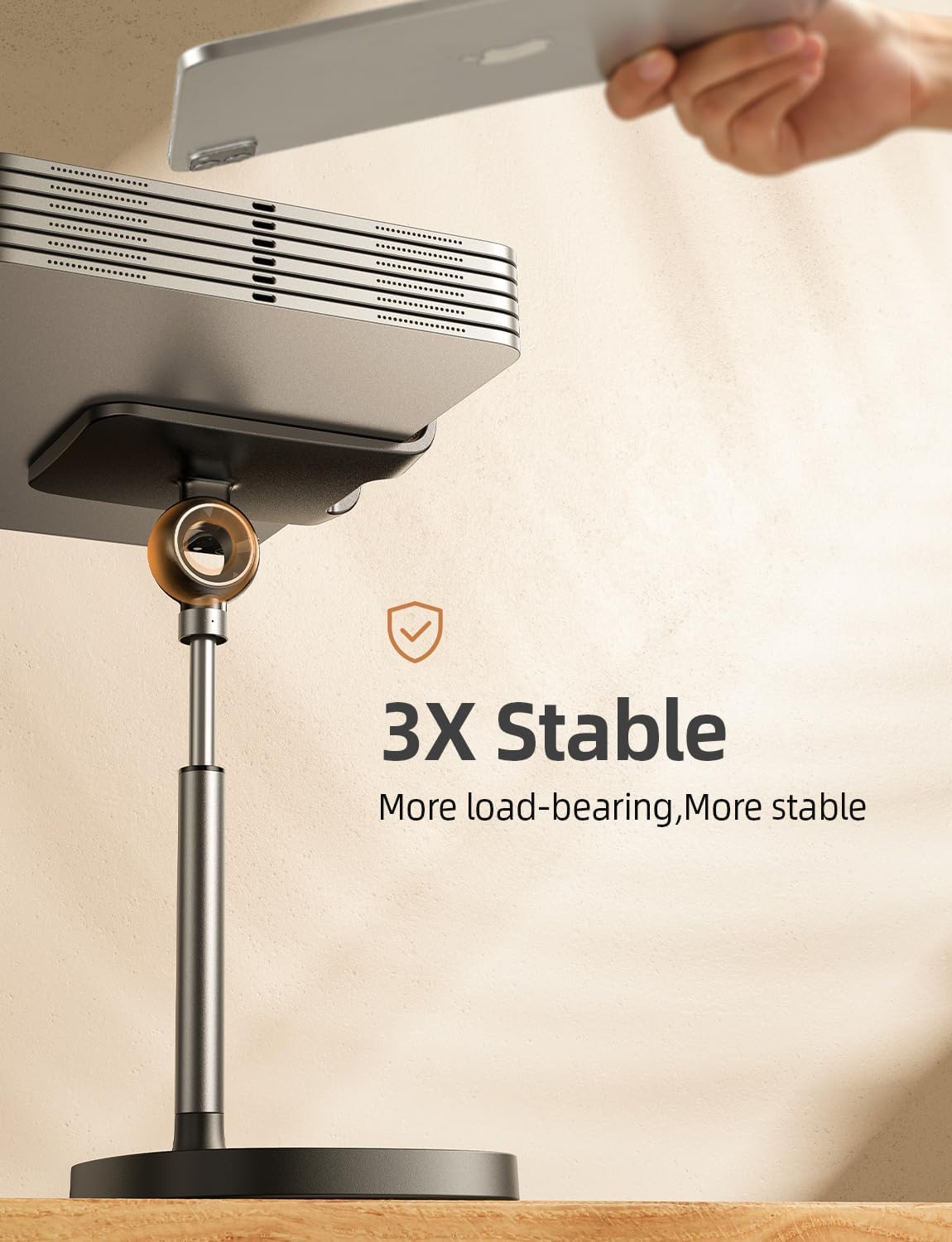 Cell Phone Stand Adjustable Phone Holer Fits All Mobile Phones, Switch, Kindle, Ipads, & Tablets 4-10In