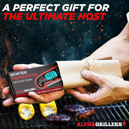 Digital Meat Thermometer - Instant Read Food Thermometer for Cooking, with Probe 