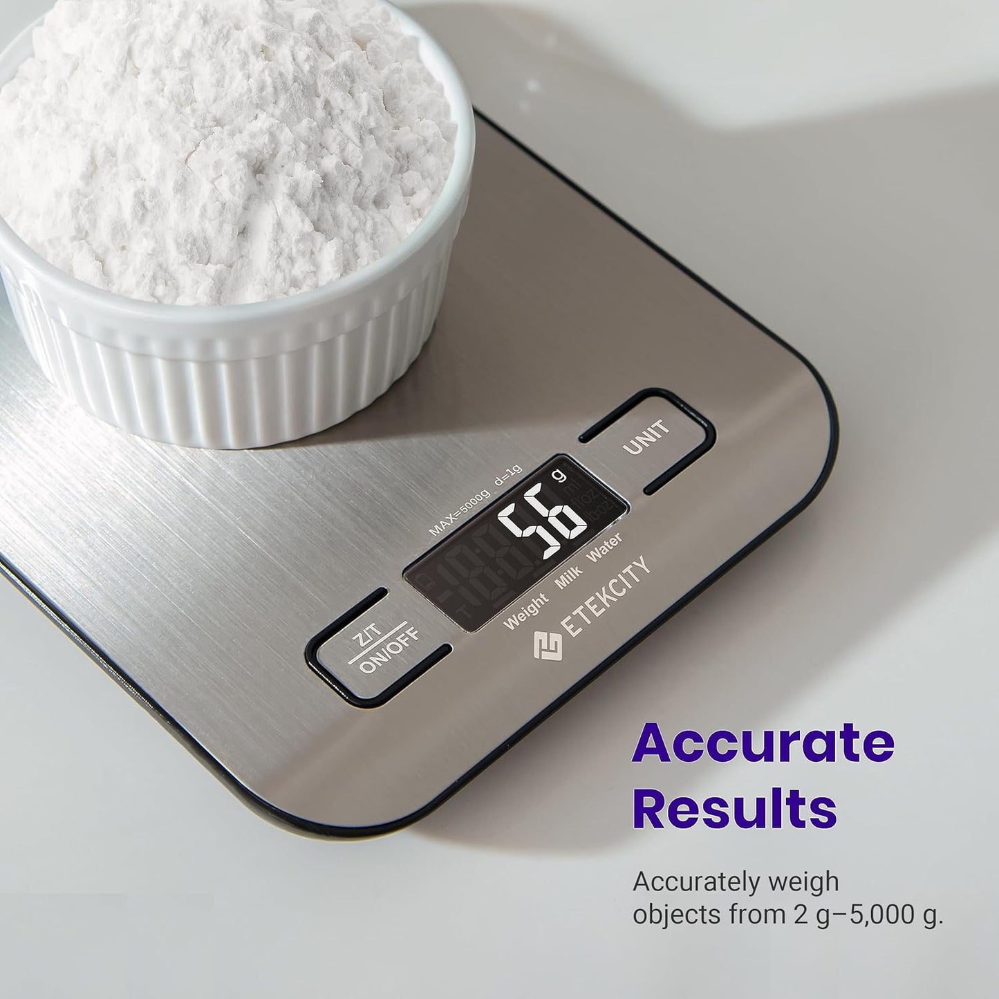 Food Scale, Digital Grams and Ounces, LCD Display