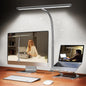 LED Desk Lamp , Eye-Caring with Stepless Dimming Adjustable Flexible Gooseneck, 10W USB Adapter with Clamp for Reading/Studying