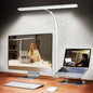 LED Desk Lamp , Eye-Caring with Stepless Dimming Adjustable Flexible Gooseneck, 10W USB Adapter with Clamp for Reading/Studying