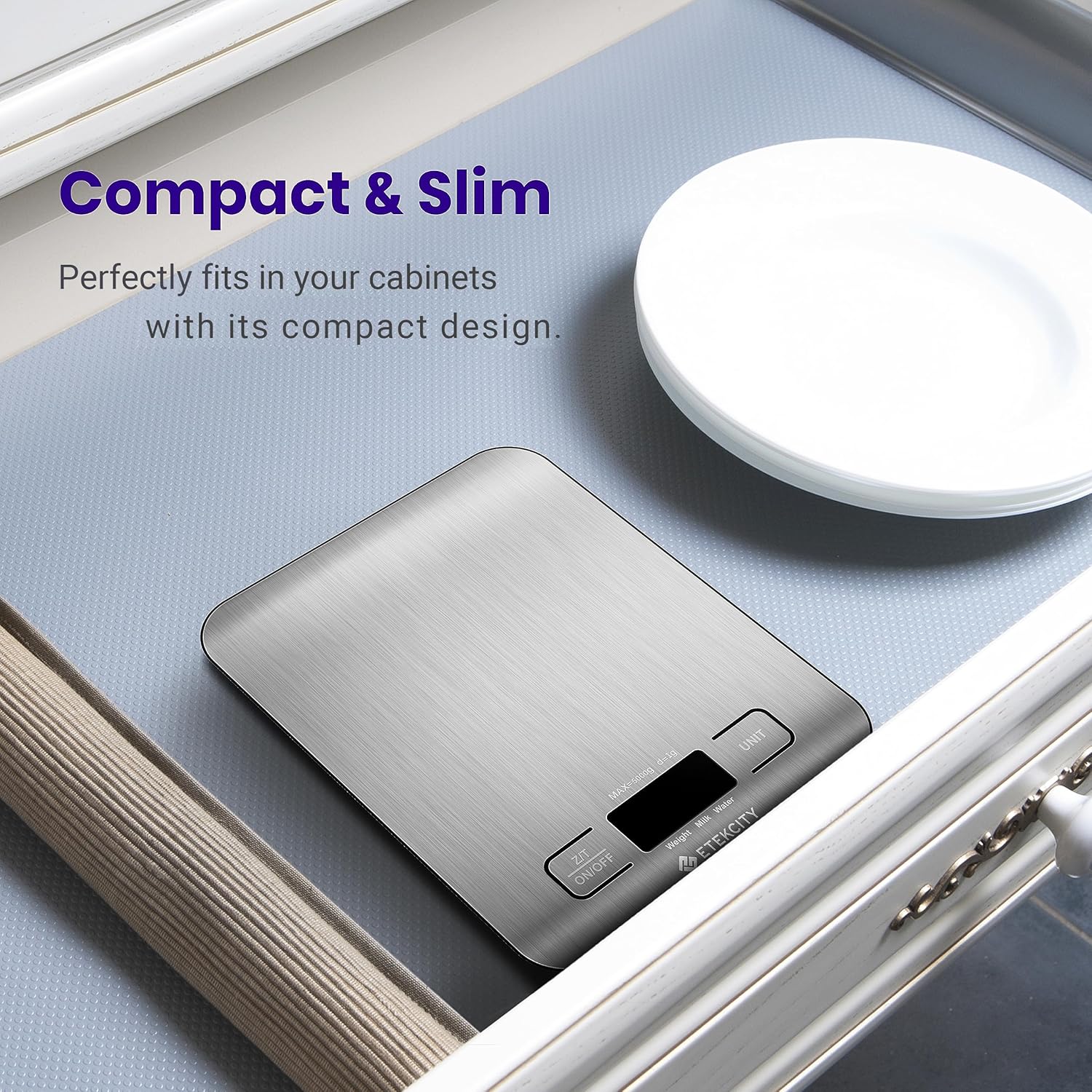Food Scale, Digital Grams and Ounces, LCD Display