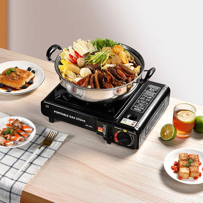 Outdoor Portable Furnace Adjustable Fire 2900W Furnace Lightweight Cooker Unit W/Storage Box