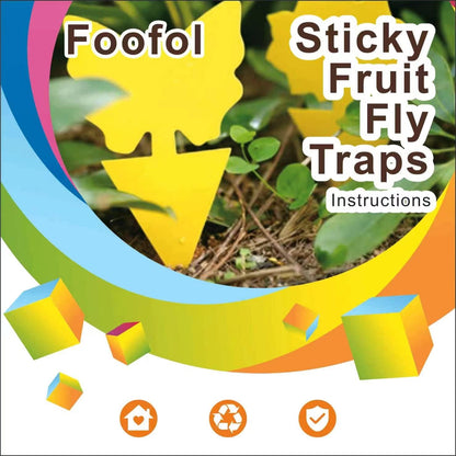 Sicky Bug Traps (For Flys, Gnats, Etc.) 36 Pack No Harm and Odorless for Indoor Outdoor Use